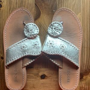 Jack Rogers Gold Sandals